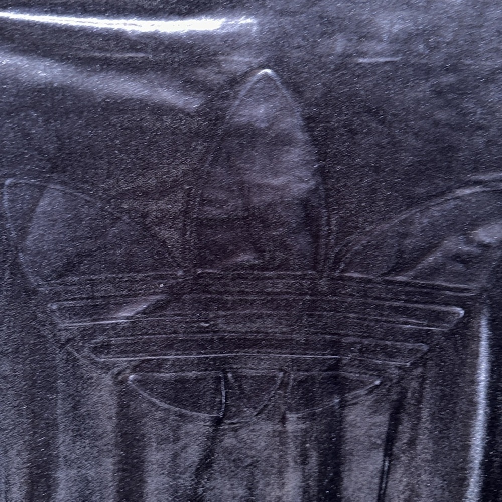 Velvet dark blue adidas women’s jacket  size large. Only warn 1. - Picture 10 of 10